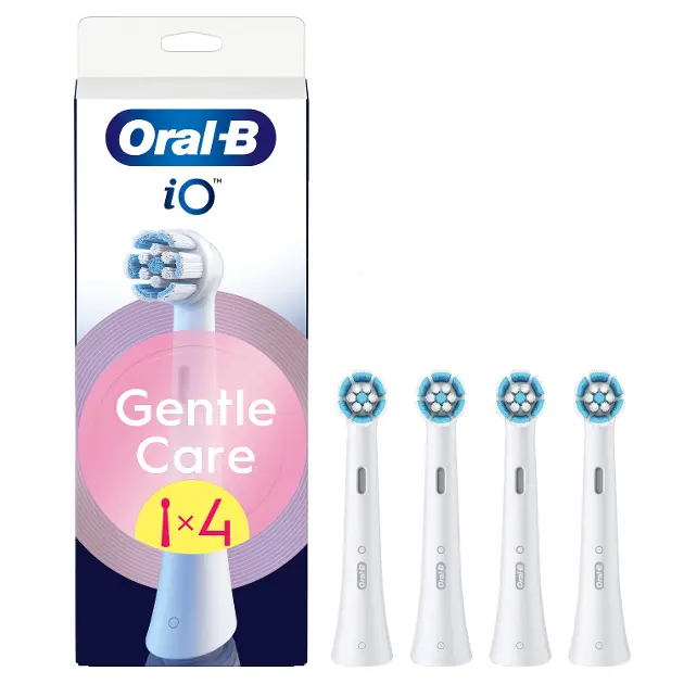 Oral-B - Náhradní hlavice iO Gentle Care, bílá, 4 ks 8700216199438