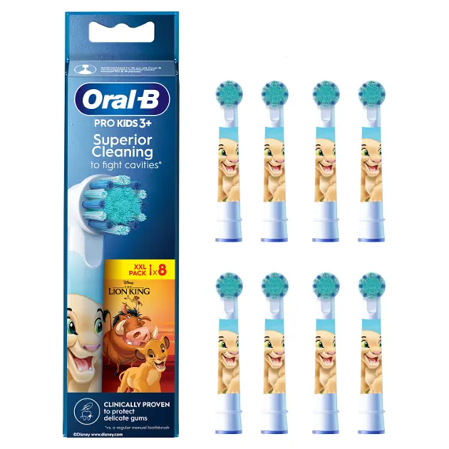 Oral-B - Náhradní hlavice Pro Kids Lion King, 8 ks 8700216302227