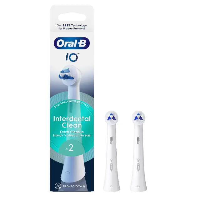 Oral-B - Náhradní hlavice iO Interdental Clean, bílá, 2 ks 8700216375399