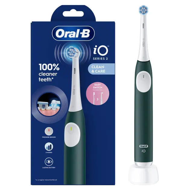 Oral-B - Elektrický kartáček iO Series 2, zelená 8700216611848
