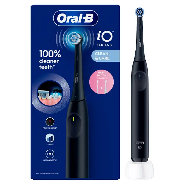 IO 2 SERIES ČERNÁ ZUBNÍ KARTÁČEK ORAL B