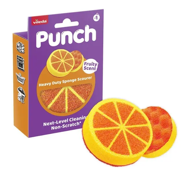 Vileda - Szivacs Punch Orange 180758
