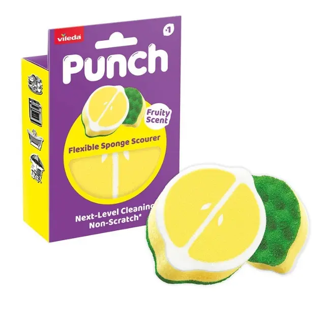 Vileda - Szivacs Punch Lemon 182804