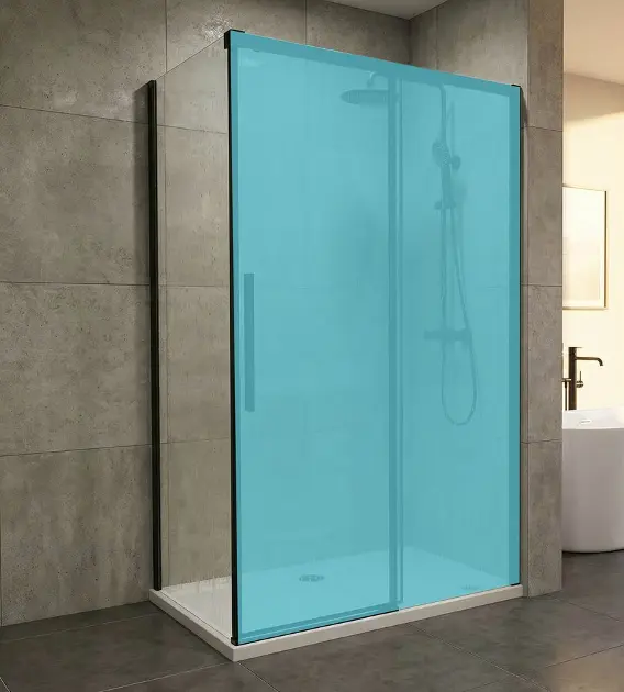 E-shop Gelco Lux - Bočná stena 90x200 cm, číre sklo/čierna GU5690B