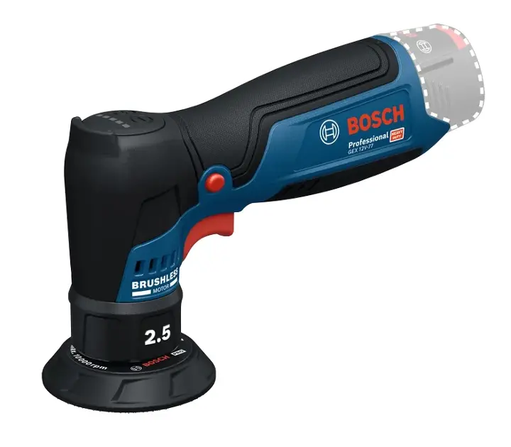 Bosch - 12V AKU ексцентършлайф GEX 12V-77, без батерия и зарядно 06019L2101