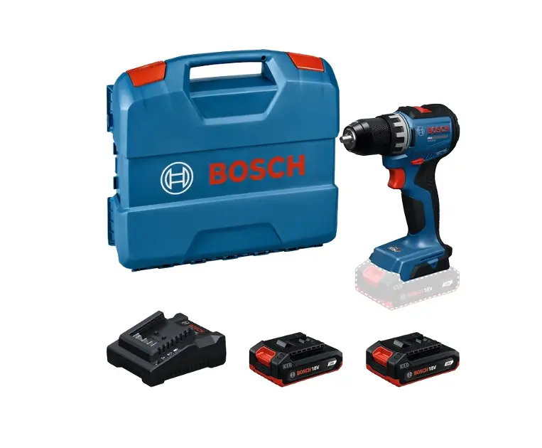 Bosch - 18V Aku bušilica-odvijač GSR18V-52, 2x 2.0 Ah Li-Ion baterija, punjač 06019S0025