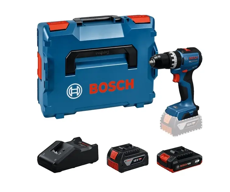 Bosch - 18V Aku bušilica-odvijač GSB18V-52, 2x 2.0/4.0 Ah Li-Ion baterije, punjač 06019S0122