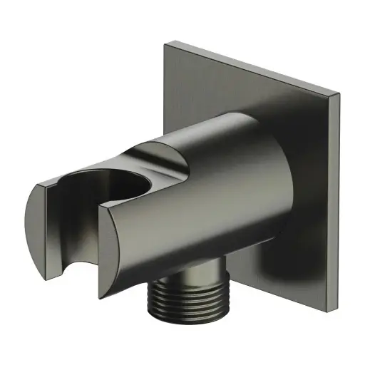 OMNIRES - Presa d'acqua a muro con supporto, antracite spazzolato 8873C-KAT