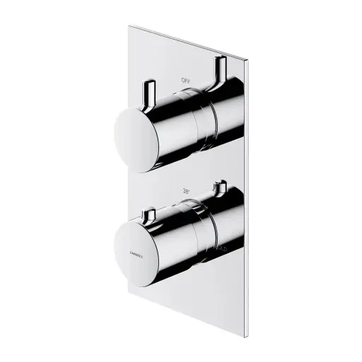 OMNIRES Y - Miscelatore termostatico ad incasso, a 2 vie, cromo Y1236-KROCR