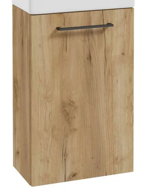 kielle - Meuble sous lavabo 40 cm, chêne doré 50018401ROZ1