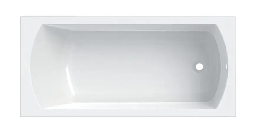 Geberit - Vaňa 140x70 cm, vrátane nožičiek, biela 554.070.01.1IIJ1