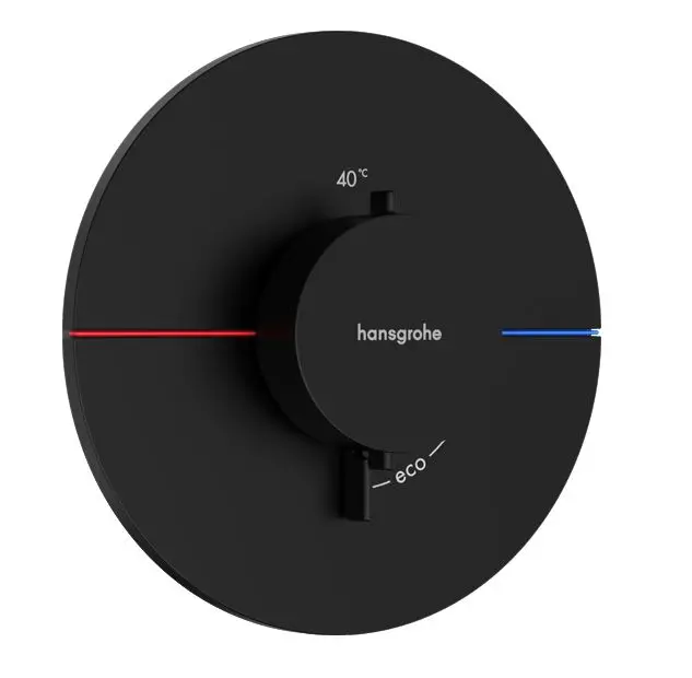 Hansgrohe - Termostatická batéria pod omietku, matná čierna 15559670IIJ1