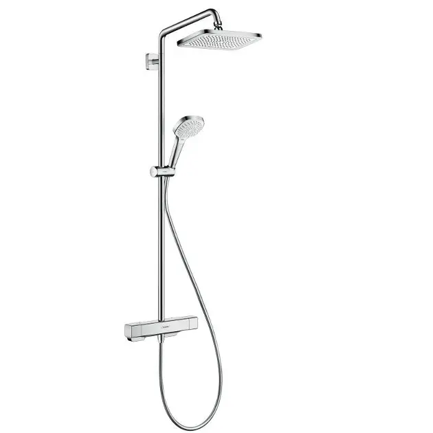 E-shop Hansgrohe - Sprchový set Showerpipe s termostatom, 1jet, EcoSmart, chróm 27660000IIJ1