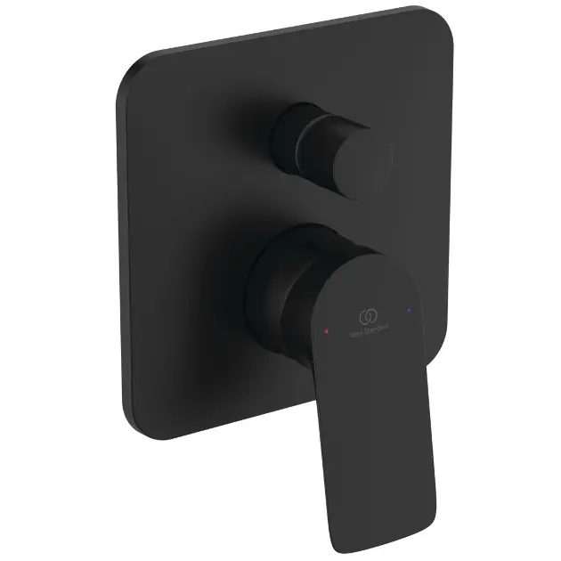 E-shop Ideal Standard - Batéria pod omietku, na 2 spotrebiče, s telesom, hodvábna čierna BE061XGIIJ1