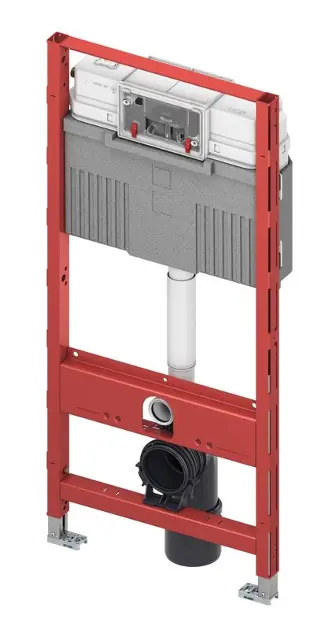 Tece - Předstěnová instalace pro závěsné WC s nádržkou Uni, stavební výška 1,12 m 9300302ROZ1