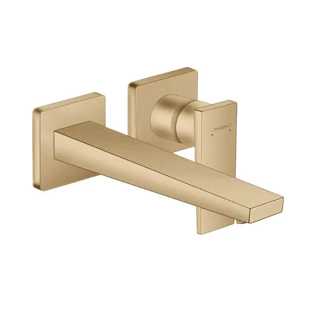 Hansgrohe - Miscelatore ad incasso per lavabo, montaggio a 2 fori, bronzo spazzolato 32526140IIJ1