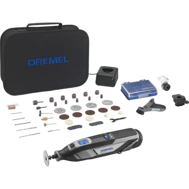 DREMEL - Akumulatorowe narzędzie wielofunkcyjne 12V, z akcesoriami, ładowarką i walizką F0138240JFIIJ1