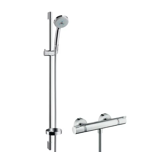Hansgrohe - Set za tuširanje s termostatom, 3 mlaza, šipka 90 cm, krom 27085000ROZ1