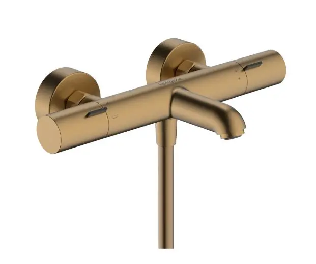 Hansgrohe Ecostat Fine - Termosztatikus kádcsaptelep, szálcsiszolt bronz 13325140