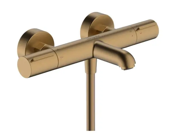 Hansgrohe Ecostat Element - Termosztatikus kádcsaptelep, szálcsiszolt bronz 13347140