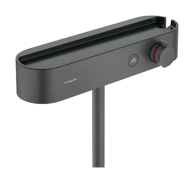 Levně Hansgrohe ShowerTablet Select - Termostatická sprchová baterie, kartáčovaný černý chrom 24360340