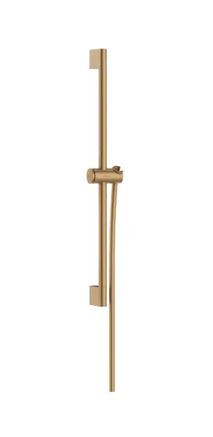 Levně Hansgrohe Unica - Sprchová tyč 67 cm, se sprchovou hadicí, kartáčovaný bronz 24400140