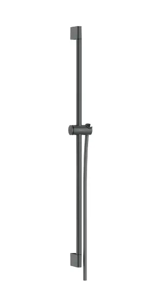 Levně Hansgrohe Unica - Sprchová tyč 96 cm, se sprchovou hadicí, kartáčovaný černý chrom 24401340