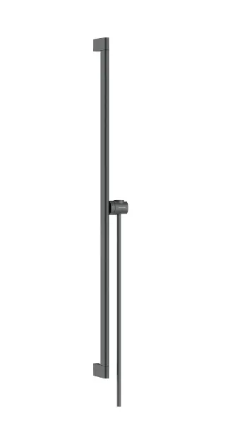 Levně Hansgrohe Unica - Sprchová tyč 95 cm, se sprchovou hadicí, kartáčovaný černý chrom 24405340