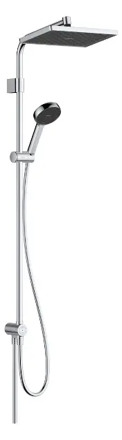 Levně Hansgrohe Activera Q - Sprchový set bez baterie, 29x18 cm, 2 proudy, EcoSmart, chrom 28757000