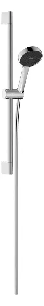 Hansgrohe Activera S - Zestaw słuchawki prysznicowej, drążka i węża, 2 rodzaje strumienia, EcoSmart+, Water Boost, chrom 28863000