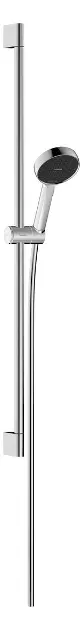 E-shop Hansgrohe Activera S - Set sprchovej hlavice, tyče a hadice, 2 prúdy, EcoSmart+, Water Boost, chróm 28864000