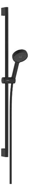 E-shop Hansgrohe Activera S - Set sprchovej hlavice, tyče a hadice, 2 prúdy, EcoSmart+, matná čierna 28865670