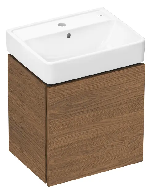 Hansgrohe Xilesa E - Waschtisch mit Unterschrank, 48 x 61 x 39 cm, 1 Auszug, Eiche Kaschmir 54395550