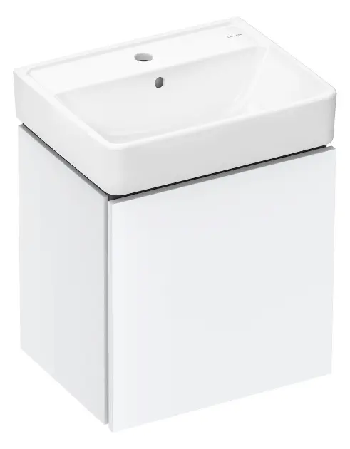 Hansgrohe Xilesa E - Waschtisch mit Unterschrank, 48x61x39 cm, 1 Auszug, weiß matt 54395700