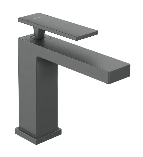 Levně Hansgrohe Tecturis E - Umyvadlová baterie, EcoSmart+, kartáčovaný černý chrom 73011340