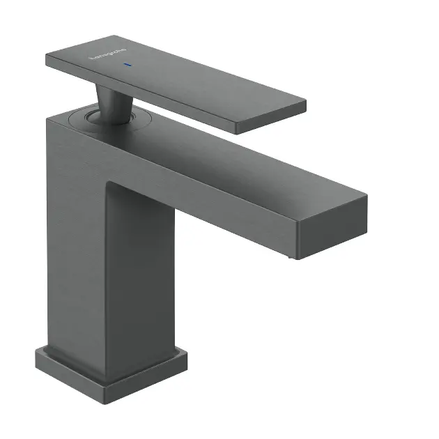 Levně Hansgrohe Tecturis E - Umyvadlový ventil, pro studenou vodu, EcoSmart+, kartáčovaný černý chrom 73013340
