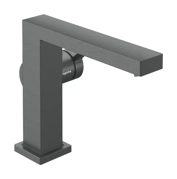 Levně Hansgrohe Tecturis E - Umyvadlová baterie, CoolStart, EcoSmart+, kartáčovaný černý chrom 73021340