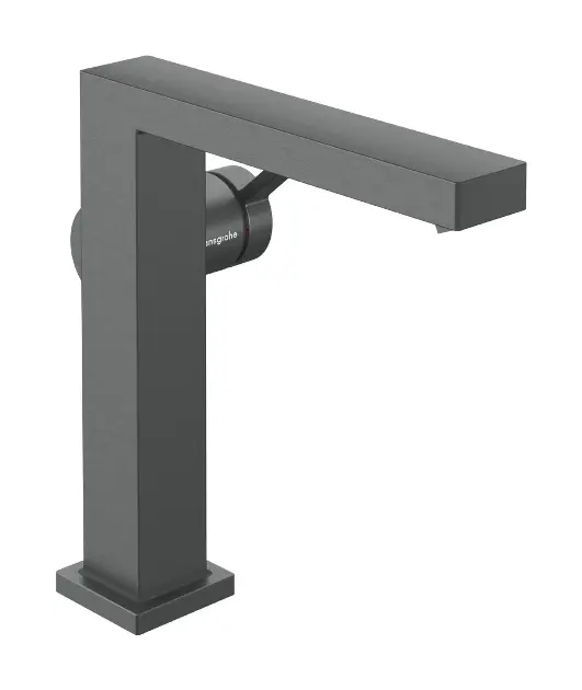 Levně Hansgrohe Tecturis E - Umyvadlová baterie, CoolStart, EcoSmart+, kartáčovaný černý chrom 73041340