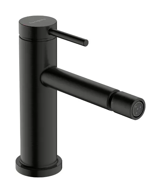 Levně Hansgrohe Tecturis S - Bidetová baterie s výpustí, EcoSmart, kartáčovaný černý chrom 73201340