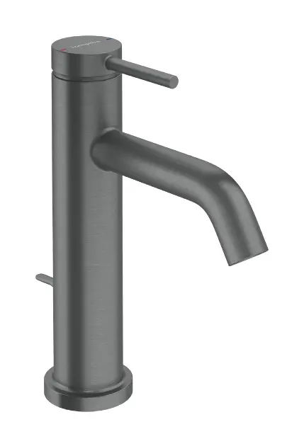Levně Hansgrohe Tecturis S - Umyvadlová baterie s výpustí, EcoSmart+, kartáčovaný černý chrom 73310340