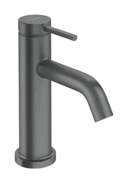 Levně Hansgrohe Tecturis S - Umyvadlový ventil, pro studenou vodu, EcoSmart+, kartáčovaný černý chrom 73313340