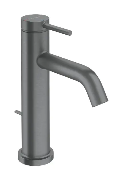 Levně Hansgrohe Tecturis S - Umyvadlová baterie s výpustí, CoolStart, EcoSmart+, kartáčovaný černý chrom 73314340
