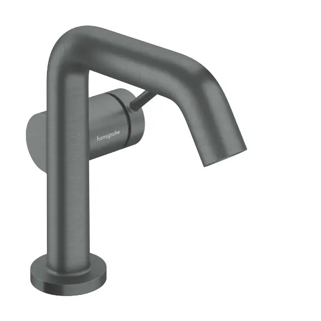 Levně Hansgrohe Tecturis S - Umyvadlová baterie s výpustí, CoolStart, EcoSmart+, kartáčovaný černý chrom 73323340