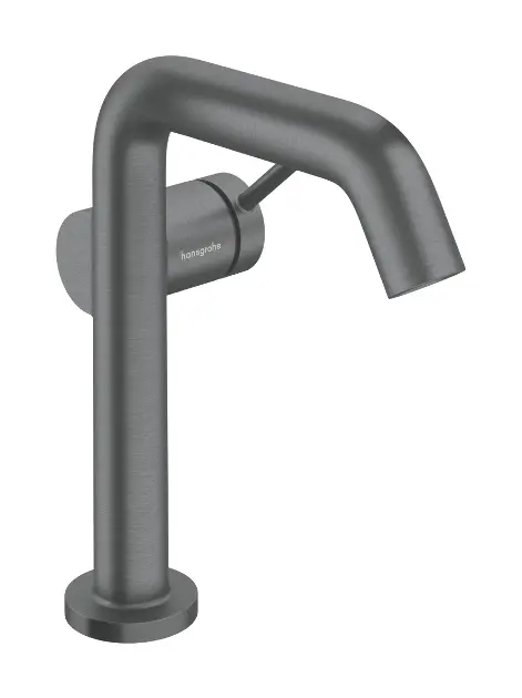 Levně Hansgrohe Tecturis S - Umyvadlová baterie, CoolStart, EcoSmart+, kartáčovaný černý chrom 73341340