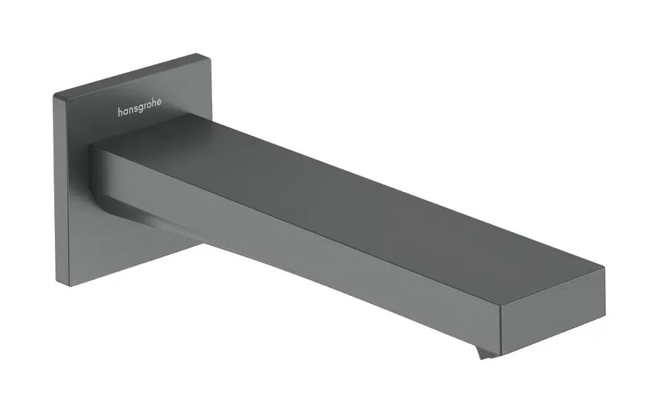 Levně Hansgrohe Tecturis E - Vanová vpusť, kartáčovaný černý chrom 73410340