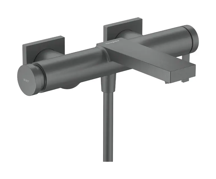 Levně Hansgrohe Tecturis E - Vanová baterie, kartáčovaný černý chrom 73420340