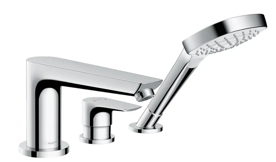 Hansgrohe - Miješalica za rub kade, ugradnja na 3 otvora, krom 71731000ROZ4