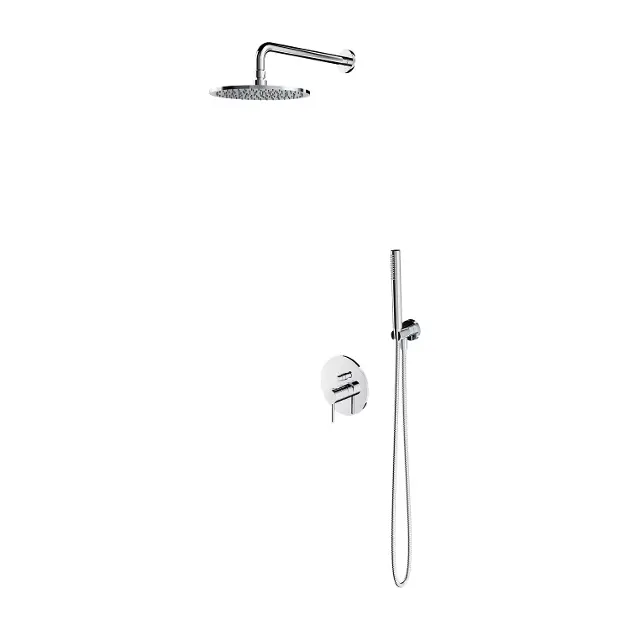 OMNIRES Y - Sprchový set s baterií pod omítku, s tělesem, průměr 25 cm, chrom SYSY35CR