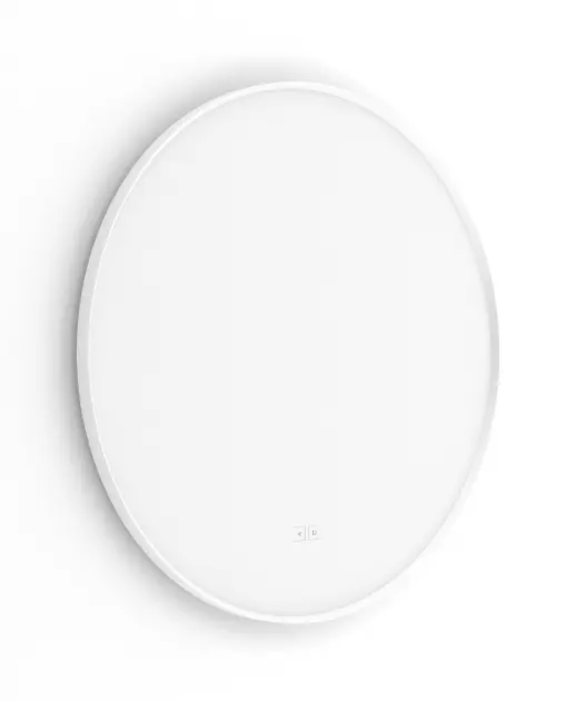 Nimco - Ogledalo sa LED rasvjetom, promjer 70 cm, dva senzora na dodir, bijelo ZPB 61001RVX-05