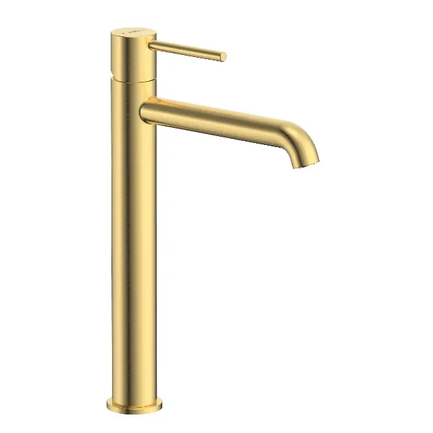 kielle Oudee I - Miscelatore per lavabo da appoggio, brushed gold 10133116